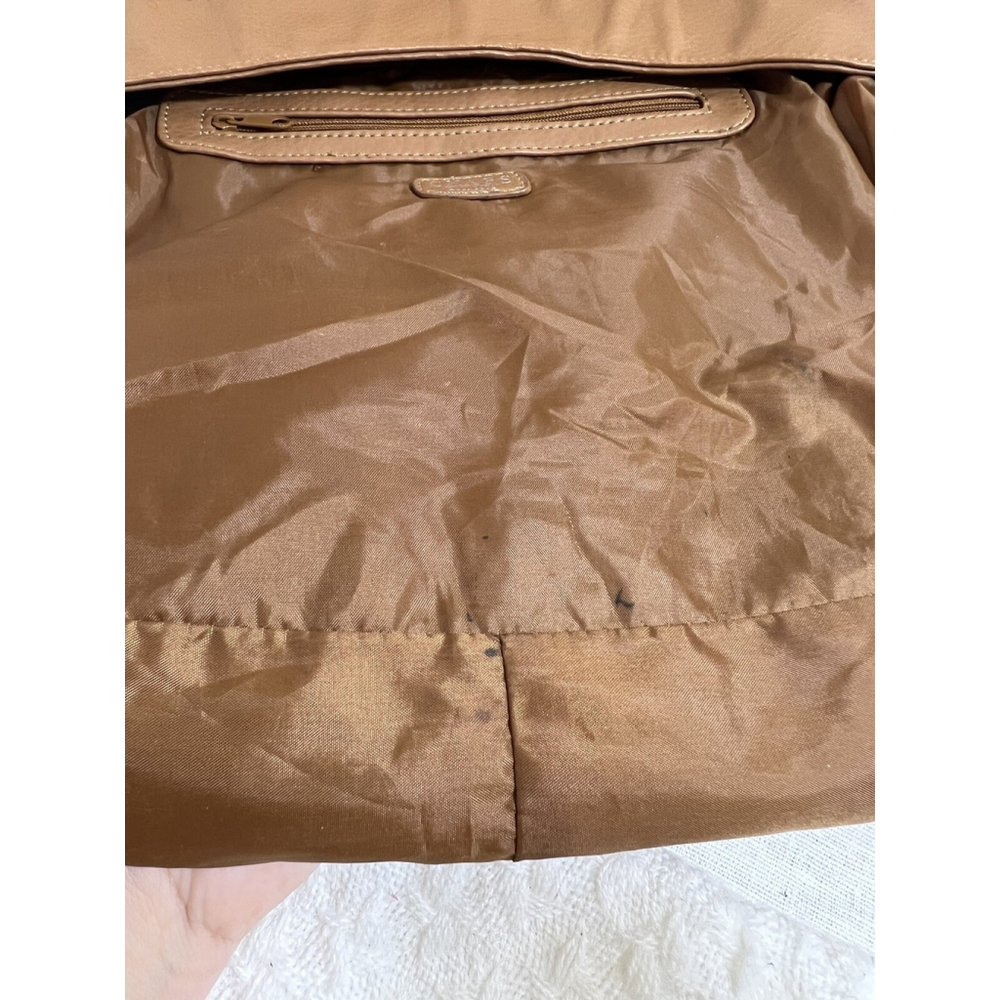 Chaps Hadbag Medium Brown Hobo 14x10” - Picture 7 of 7